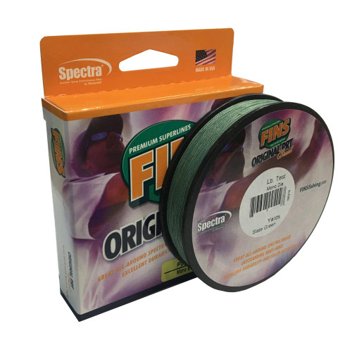 FINS Original PRT Braided Line Slate Green 150YD