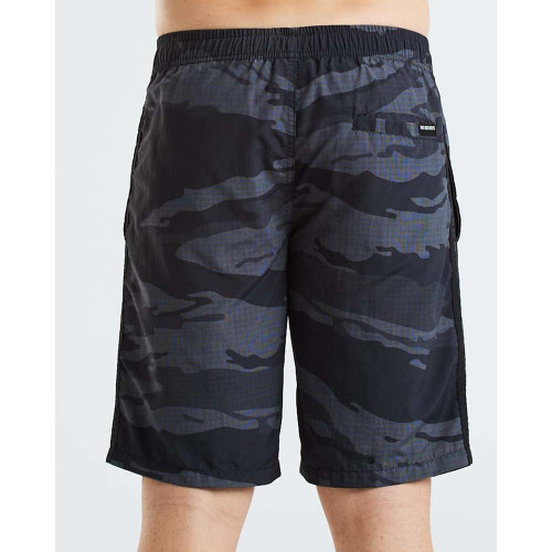 THE DINGO II CAMO QUICK DRY VOLLEY SHORT 18" - BLACK CAMO