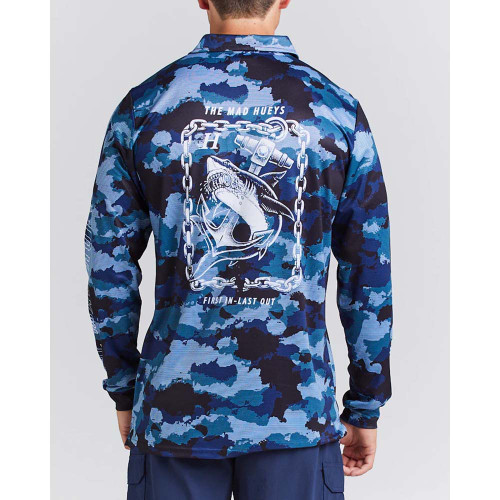 ANCHOR SHARK  FISHING JERSEY  - SLATE