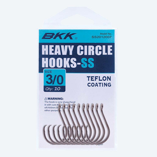 BKK Heavy Circle Glow Hooks Bulk Packs