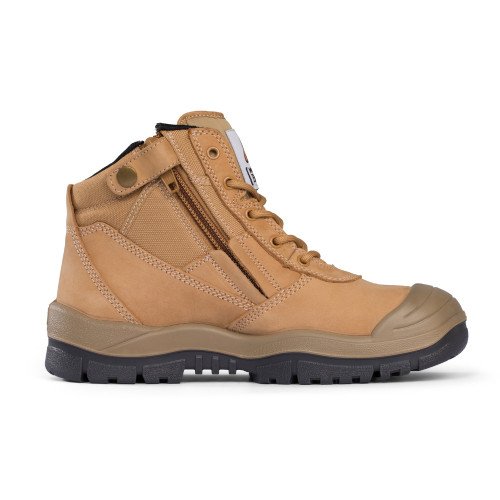 Mongrel Boots 461050 ZipSider Safety Work Boot - Wheat