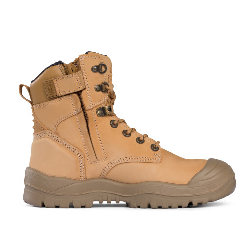 Mongrel Boots 561050 High Leg ZipSider Safety Work Boot - Wheat