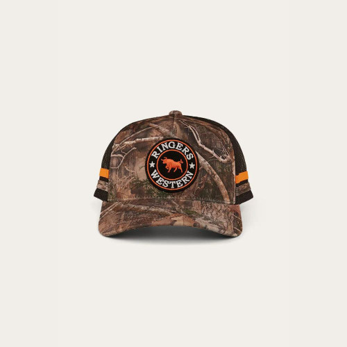 Ringers Western McCoy Trucker Cap - Camo / Orange