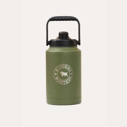 Ringers Western Big Gulp Stainless Steel Insulated - Cactus Green