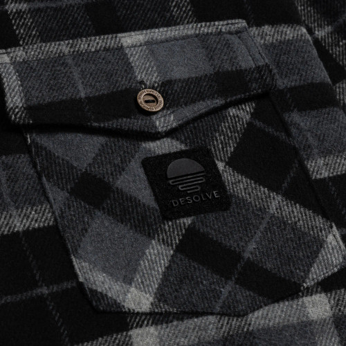 Desolve Sawyer Shacket Black/Charcoal Desolve Sawyer Shacket Black/Charcoal