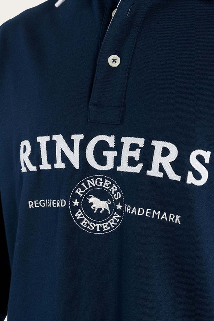 Ringers Western Burton Mens Rugby Jersey - Navy / White Ringers Western Burton Mens Rugby Jersey - Navy / White
