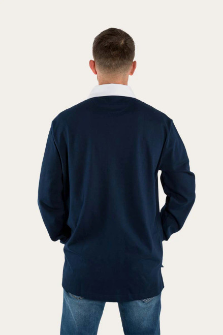 Ringers Western Burton Mens Rugby Jersey - Navy / White Ringers Western Burton Mens Rugby Jersey - Navy / White