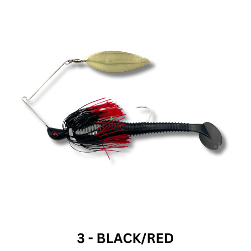 Spinwright - 1oz Single Willow Rigged Spinnerbait Spinwright - 1oz Single Willow Rigged Spinnerbait