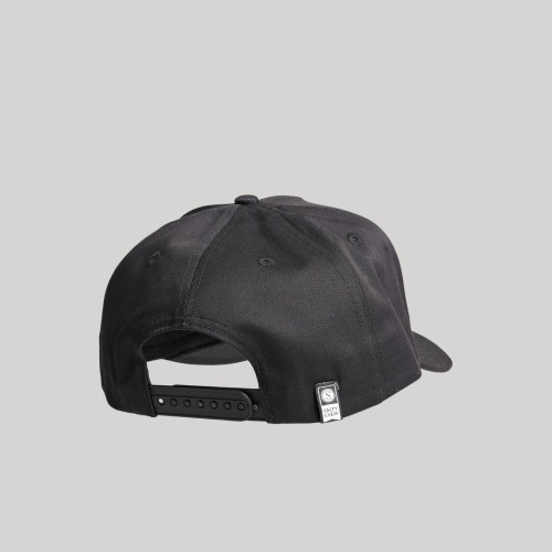 Salty Crew Labelled 5 Panel Cap Black Salty Crew Labelled 5 Panel Cap Black