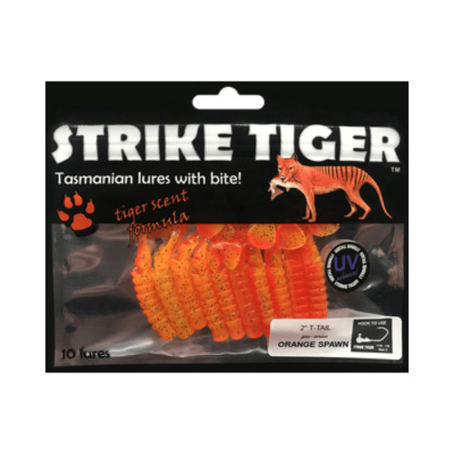 Strike Tiger 2" T-Tail Pro Series Soft Plastic Strike Tiger 2" T-Tail Pro Series Soft Plastic