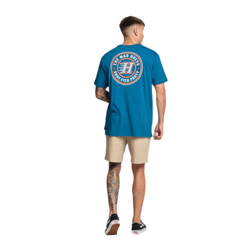 THE MAD HUEYS H SERIES | SS TEE - DARK COBALT
