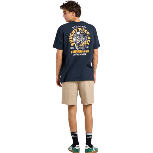 TROPIC CAUGHT FK ALL | SS TEE - NAVY