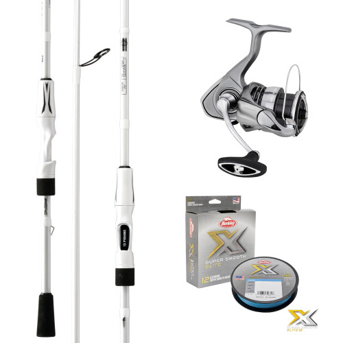 Daiwa Exceler LT 4000D / 13 Fishing Fate V3 12-20lb Spinning Combo with Bonus