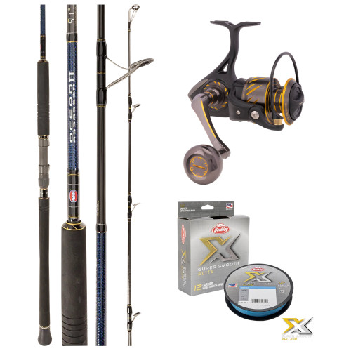Penn Authority 4500HS / Ocean Assassin II 742MH PE 2-4 Spinning Combo Penn Authority 4500HS / Ocean Assassin II 742MH PE 2-4 Spinning Combo