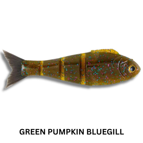 Bucca Weedless Baby Bull Shad 4.5" Lure