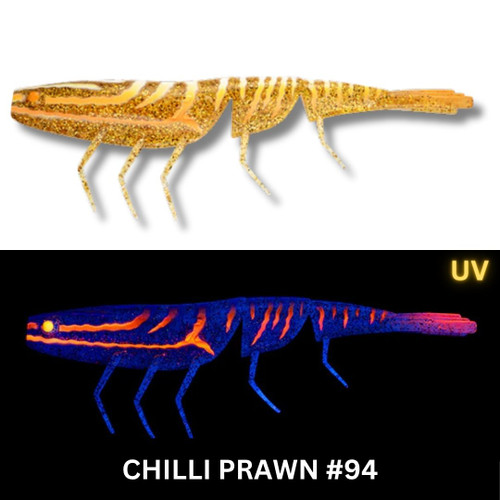 Daiwa Bait Junkie 7" Prawn Soft Plastic Lure Daiwa Bait Junkie 7" Prawn Soft Plastic Lure