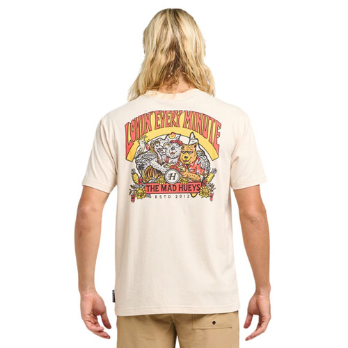 The Mad Hueys Oz Straya Short Sleeve Tee Cement