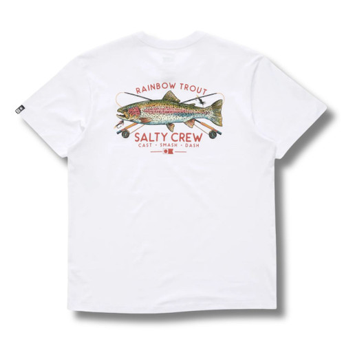 SALTY CREW Trout Mount Premium S/S Tee Shirt White