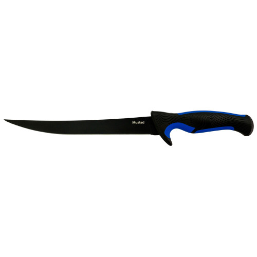 Mustad Blue 9" Fillet Knife Black Teflon