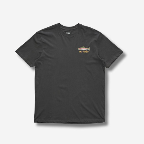 SALTY CREW Trout Mount Premium SS Tee Shirt Coal