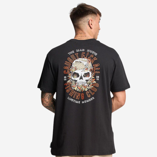 The Mad Hueys Caught FK All Skull | SS Tee - Black