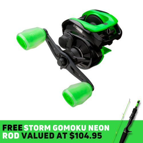 13 Fishing Modus RP2 Radioactive Pickle Baitcast Reel