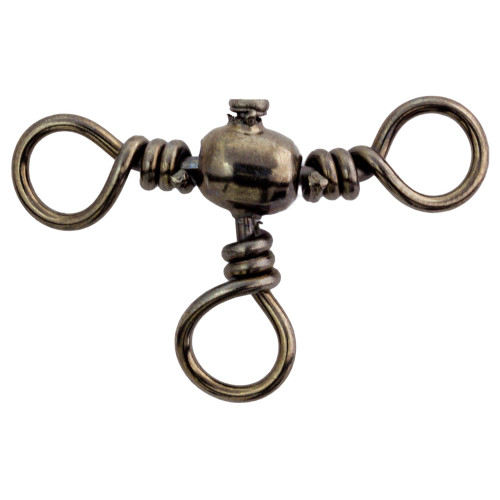 Mustad Barrel 3 Way Swivel