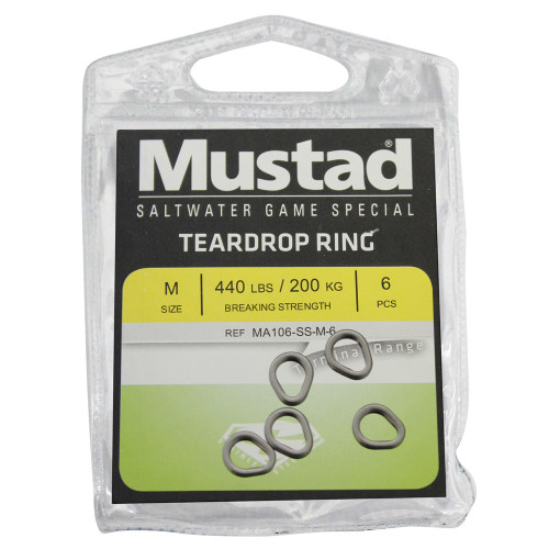 Mustad SS Teardrop Ring