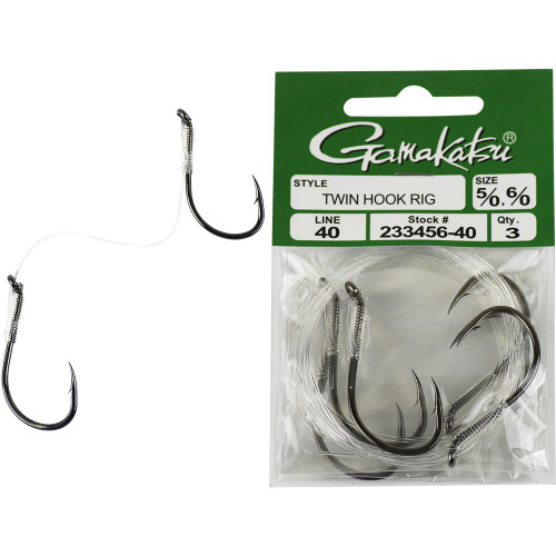 Gamakatsu Twin Hook Rig Pre Pack
