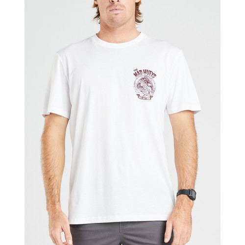 HOOK LINE & DRINKER SS TEE - WHITE