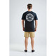 SURF FISH PARTY  SS TEE - BLACK