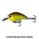 13 FISHING Jabber Jaw 60 Lure -  Chartreuse Root Beer