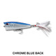 13 Fishing Poppy Mc Pop Face chrome blue back