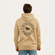 Ringers Western Signature Bull Mens Pullover Hoodie - Dark Sand / Espresso