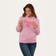 Ringers Western Melrose Womens Hoodie - Pastel Pink