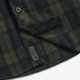 Desolve Plaidfish Shirt Navy/Green