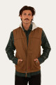 Ringers Western Men's High Country Vest Tawny Brown
