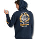 Mad Hueys Tropic Caught FK All Fishing Hooded Pullover - Navy