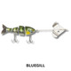 Bucca Buzzing Baby Bull Shad 3.75" Lure