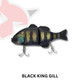 Chibitarel 130mm Swimbait - black king gill