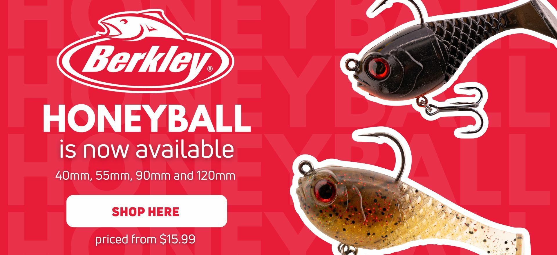 BERKLEY POWERBAIT HONEYBALL LURE 90mm