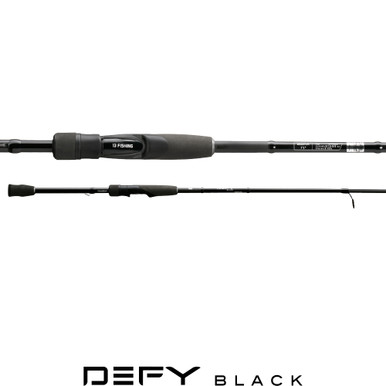 13 FISHING - Omen ブラック - 7フィート1インチ MH キャスティングロッド 13 Fishing Omen Black Casting Rod, 7ft 1in, Medium Heavy, Extra