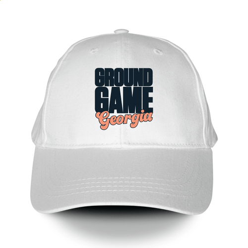 Ground Game Georgia (White Baseball Cap)