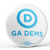 Georgia Democrats (2.25" Pin-Back Button -- Pack of Two!)