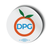 Peach Logo (3.5" x 3.5" Vinyl Sticker -- Pack of Two!)