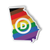 Georgia Democrats Pride (4" x 4.5" Vinyl Sticker -- Pack of Two!)