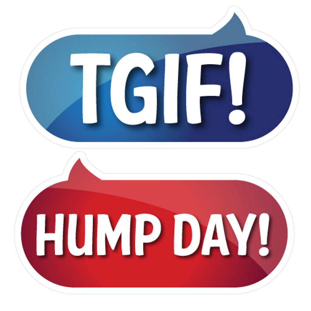Prop Shop Pros Corporate Photo Booth Props TGIF & Hump Day