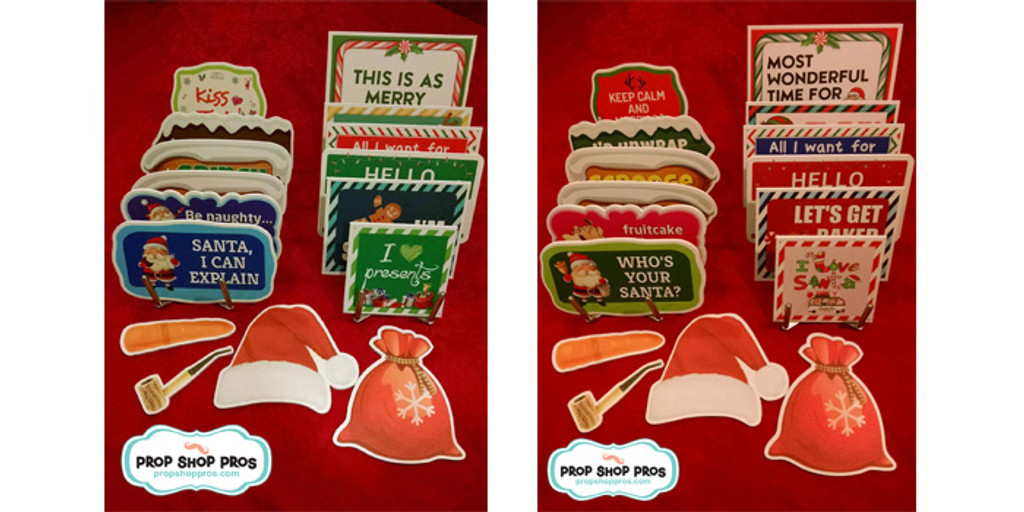Christmas Signs | Fun Bundle | Photo Booth Props | Prop Signs  