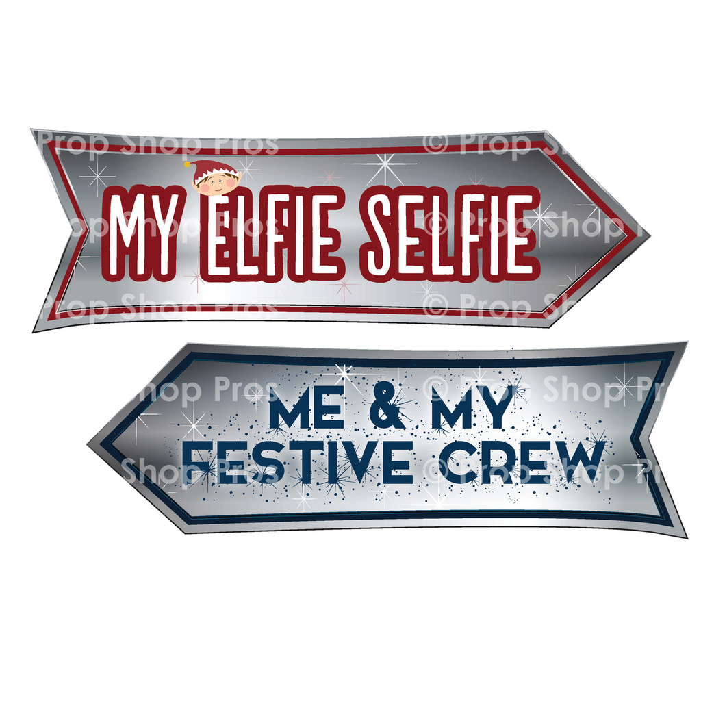 Christmas Signs | Traditional Part #2 | B-STOCK | Photo Booth Props | Prop Signs