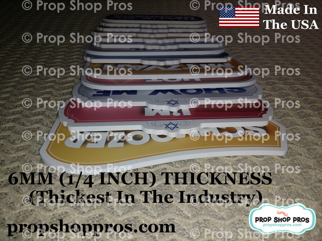 Bar/Bat Mitzvah Signs | B-STOCK | Photo Booth Props | Prop Signs 
